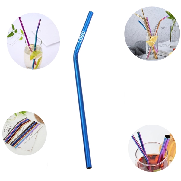 Reusable  Curved Stainless Steel Straw - Image 6