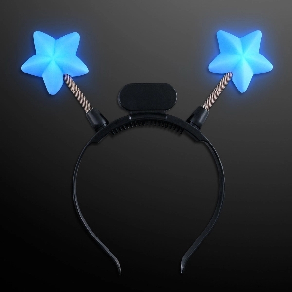 Blue star light-up head boppers - Image 2