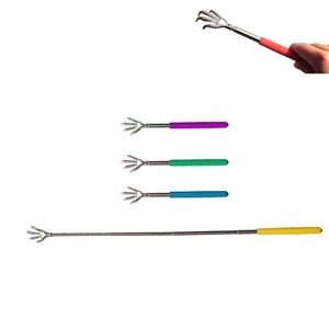 Telescoping Hand Back Scratcher with Metal Eagle Claw