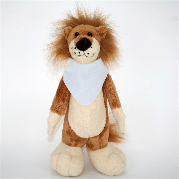 Long Body Stuffed Animal 10" Lion - Image 2