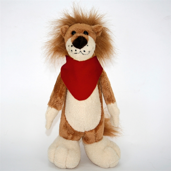 Long Body Stuffed Animal 10" Lion - Image 3