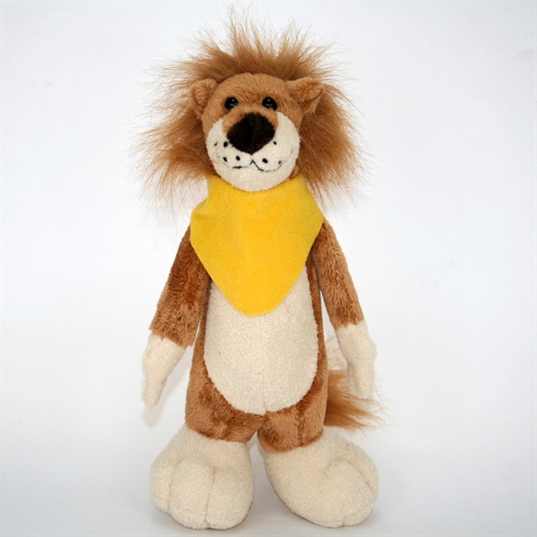 Long Body Stuffed Animal 10" Lion - Image 4