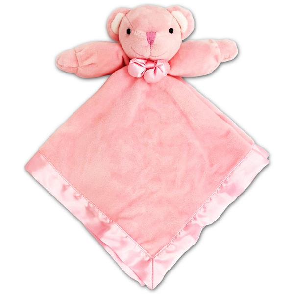 Pink Bear Baby Blanket - Image 2