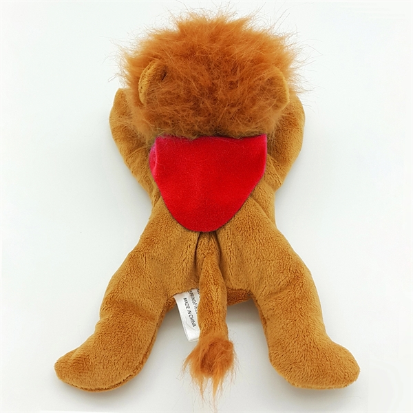 8"  Laying Down Beanie Lion - Image 3