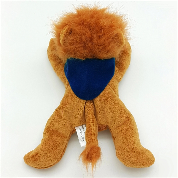 8"  Laying Down Beanie Lion - Image 7