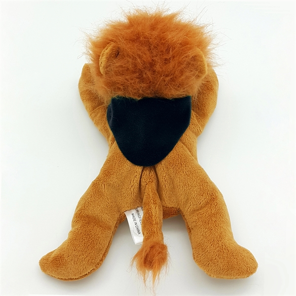 8"  Laying Down Beanie Lion - Image 8