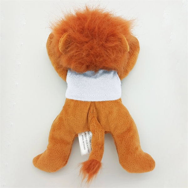 8"  Laying Down Beanie Lion - Image 9
