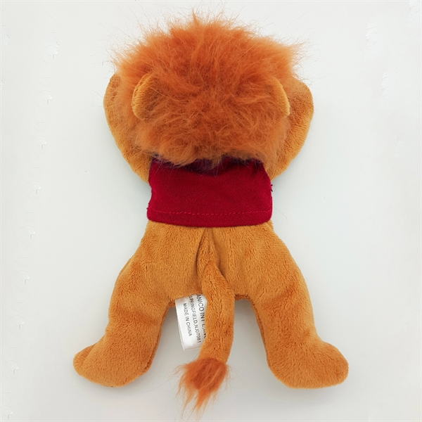 8"  Laying Down Beanie Lion - Image 10