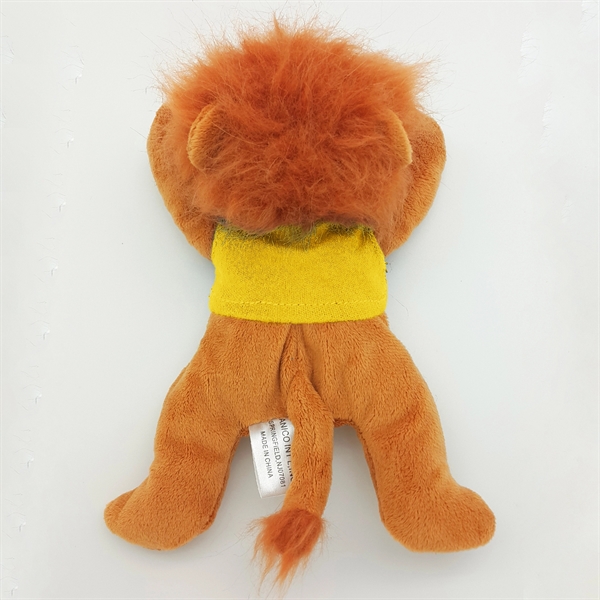 8"  Laying Down Beanie Lion - Image 11