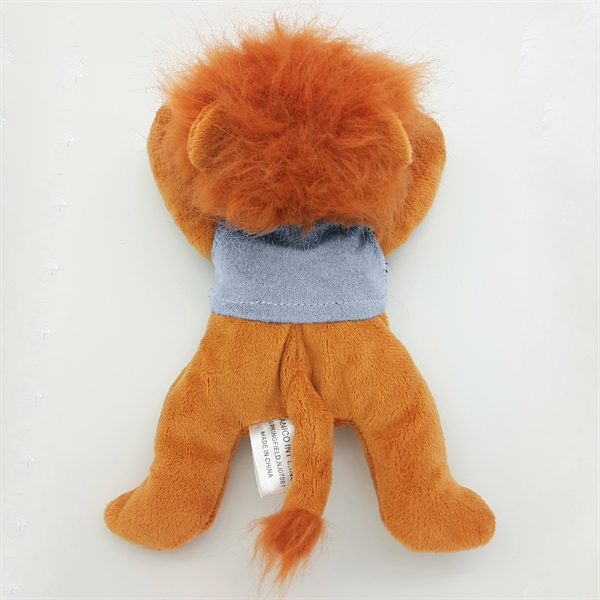 8"  Laying Down Beanie Lion - Image 14