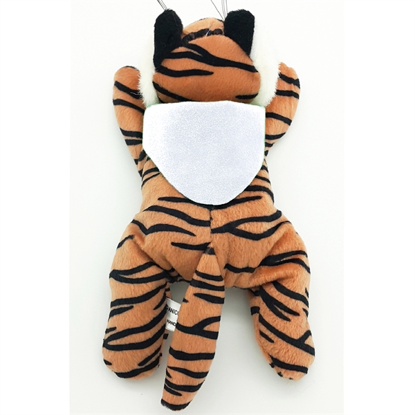 8" Laying Down Beanie Tiger - Image 2