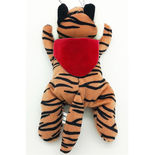 8" Laying Down Beanie Tiger - Image 3