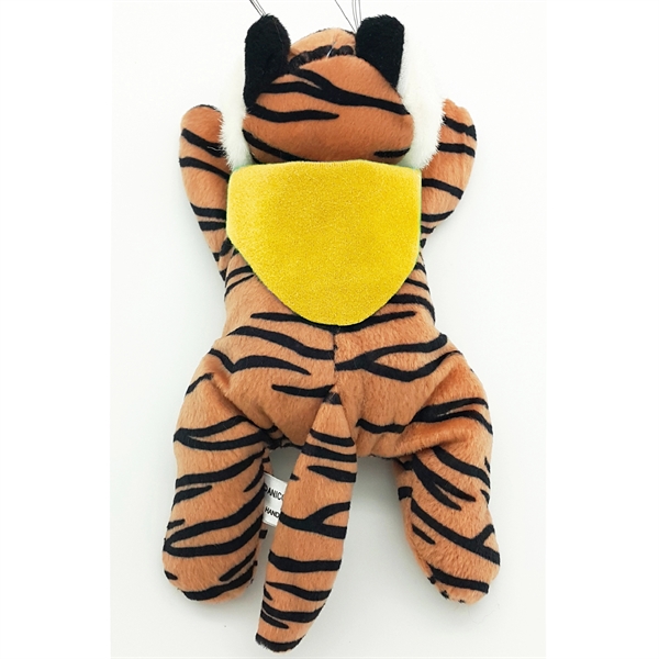 8" Laying Down Beanie Tiger - Image 4