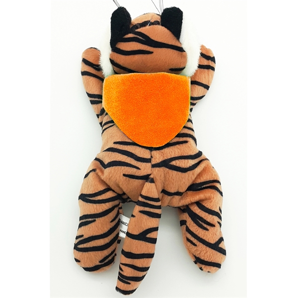 8" Laying Down Beanie Tiger - Image 5