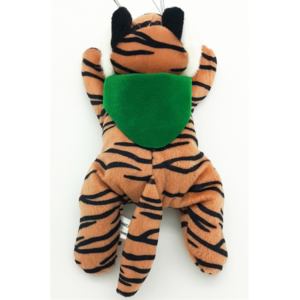 8" Laying Down Beanie Tiger - Image 6
