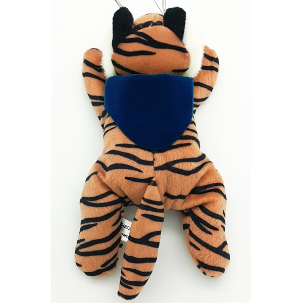 8" Laying Down Beanie Tiger - Image 7