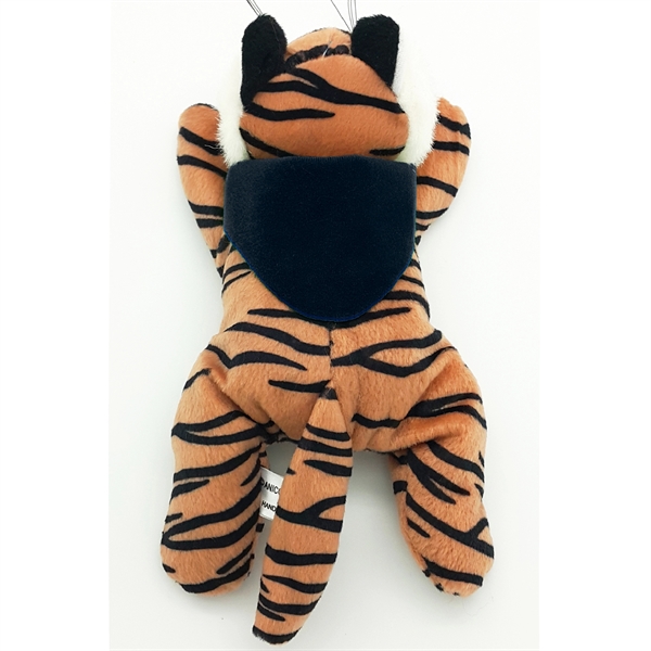 8" Laying Down Beanie Tiger - Image 8