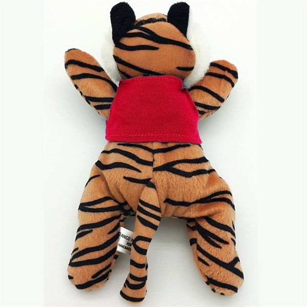 8" Laying Down Beanie Tiger - Image 10