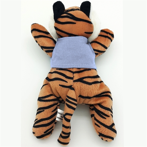 8" Laying Down Beanie Tiger - Image 14