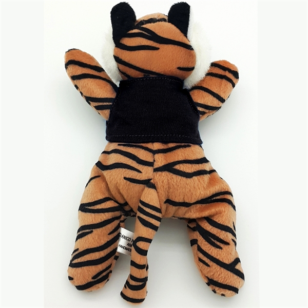 8" Laying Down Beanie Tiger - Image 15