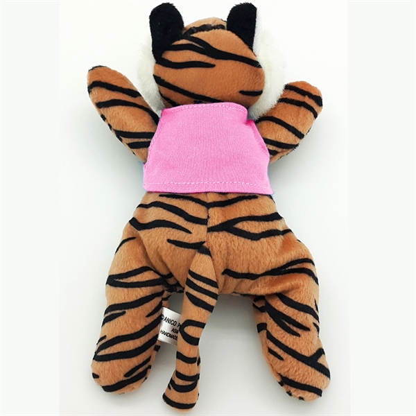 8" Laying Down Beanie Tiger - Image 16