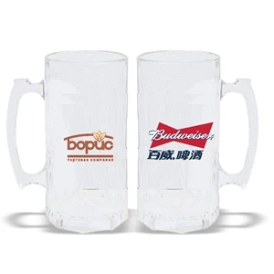 16 oz. Photo Frosted Beer Stein, Personalised Beer Steins