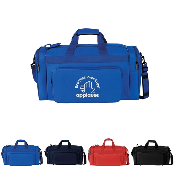 21'' Deluxe Sport Bag, Duffel Bag, Travel Bag, Gym Bag - Image 1