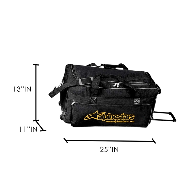 25'' Wheeled Duffel Bag, Duffel Bag with Wheels - Image 3