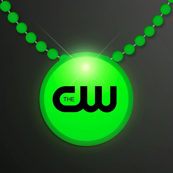 LED Circle Badge with Beads - Image 3