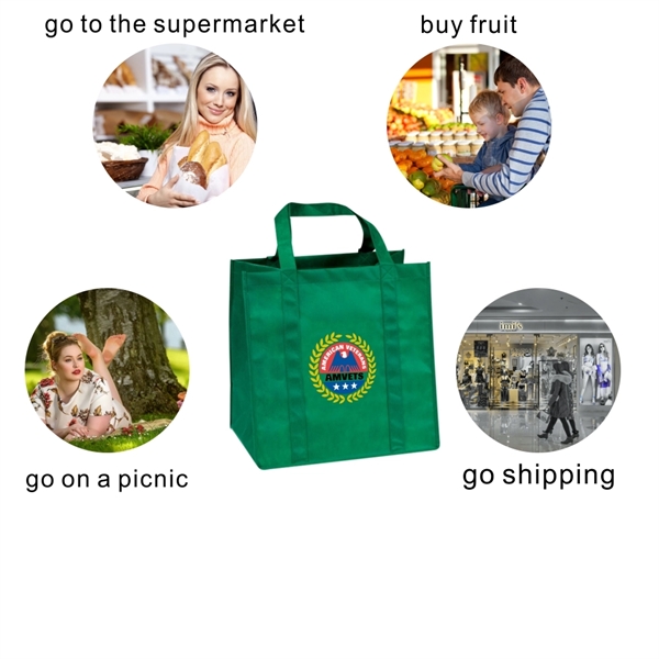 Grocery Tote Bag, Jumbo Tote, Reusable Grocery bag - Image 2