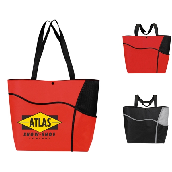 Tote Bag with Pocket, Promotional Tote - Image 1