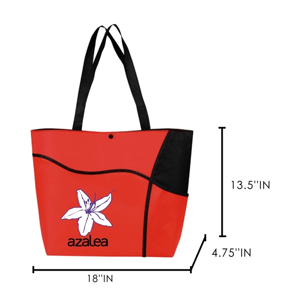 Tote Bag with Pocket, Promotional Tote - Image 3