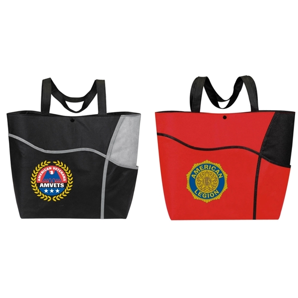 Tote Bag with Pocket, Promotional Tote - Image 4