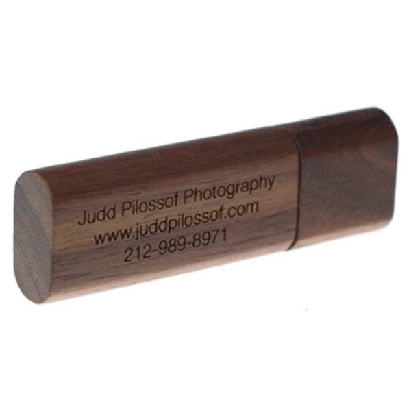 Marsh Wood USB Flash Drive w/ Key Ring - Image 4