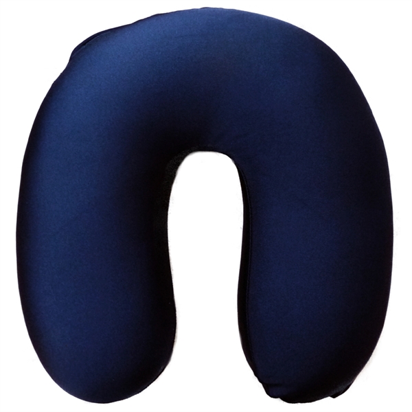 Navy Blue Curved Neck Pillow - Image 2