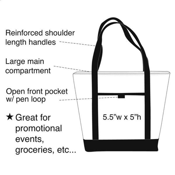 Boat Bag, Tote Bag, Reusable Grocery bag - Image 5