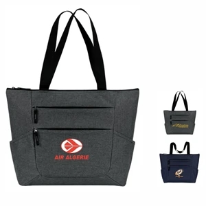 Premium Zippered Tote, Canvas Tote Bag with Zipper