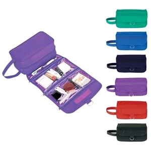 Roll-Up Travel Kit, Cosmetic bag, Personalised Toiletry Bag