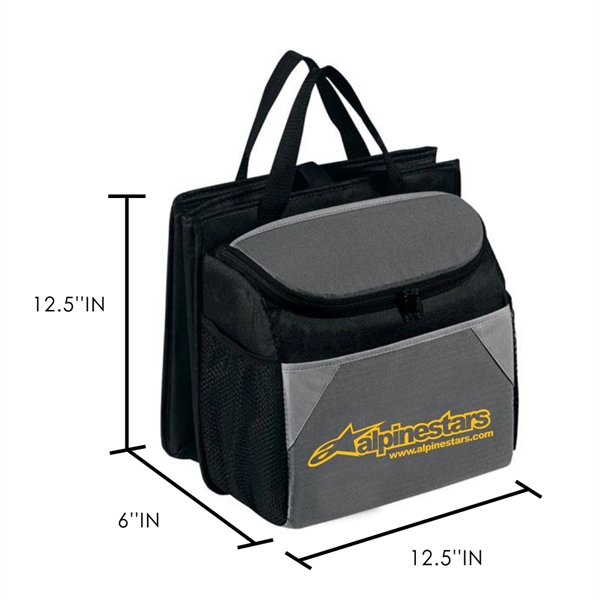 Cooler Bag, 12-Pack Cooler Plus Collapsible Cube - Image 4