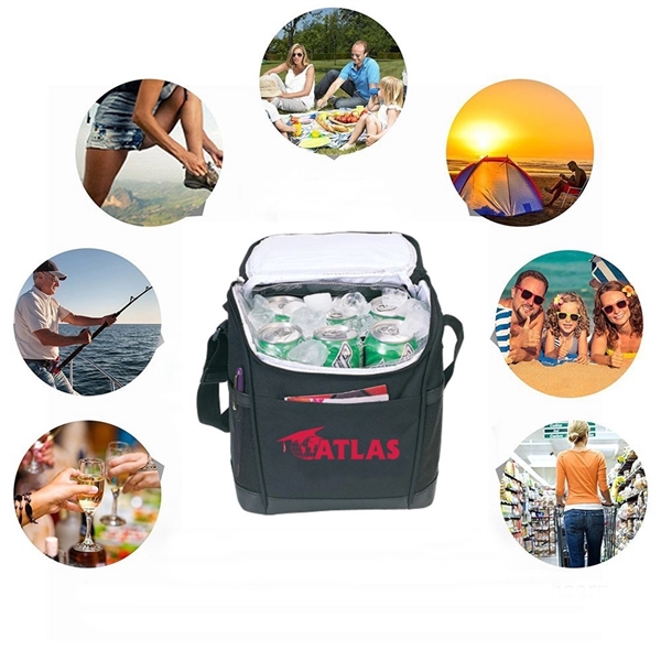 Cooler Bag, Executive 6-Pack Portable Cooler Insulated bag - Image 2