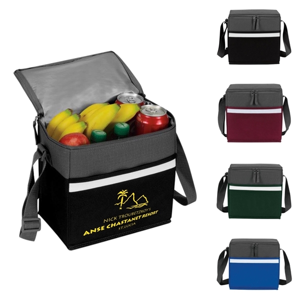 Cooler Bag, Two-Tone Accent 12 Pack Cooler - Image 1