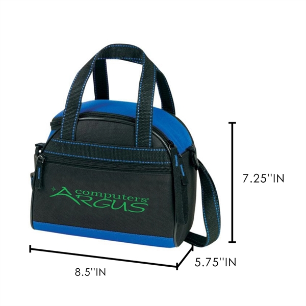 Cooler Bag, Two-Tone Accent 6 Pack Cooler - Image 2