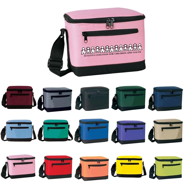 Cooler Bag, Deluxe 6 Pack Cooler, Mini Portable - Image 1