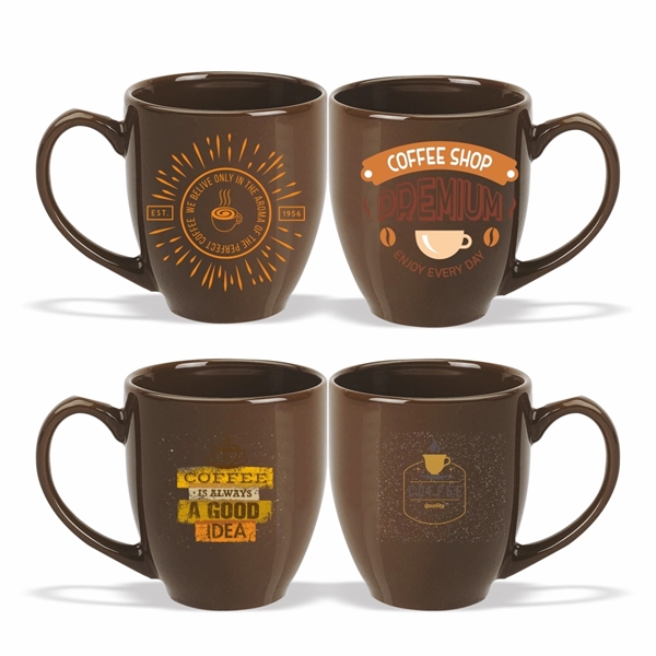 15 oz. Bistro Ceramic Coffee Mug - Image 5