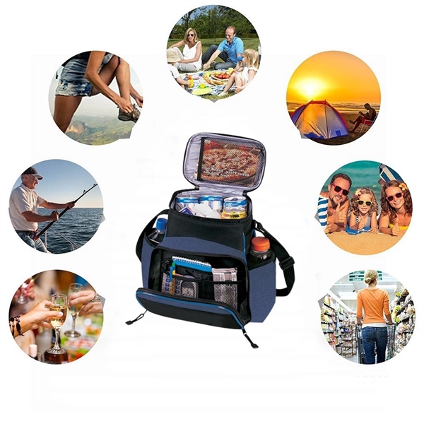 Cooler Bag, 12-Pack Plus Cooler,  Portable Insulated Bag - Image 4