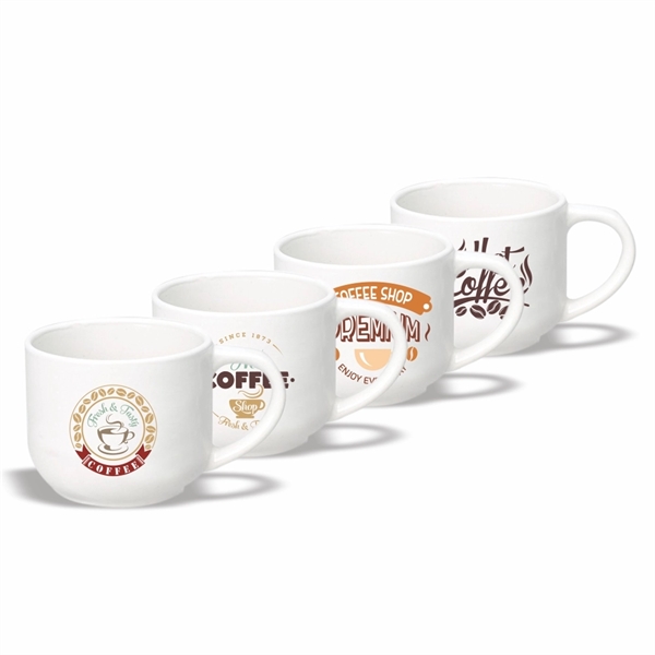 14 oz. Cappuccino Ceramic Coffee Mug - Image 4
