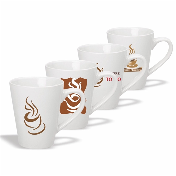 14 oz. Cafe Ceramic Coffee Mug - Image 4