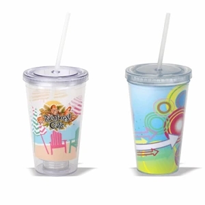 16 oz. Double Wall Tumbler with Paper Insert