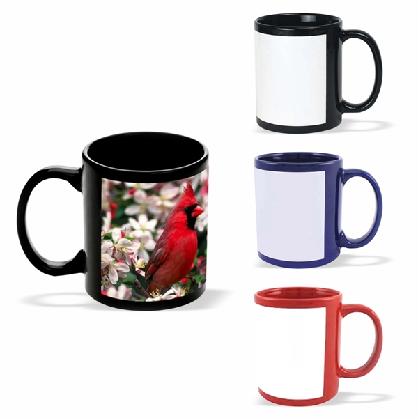 11 oz. Photo Ceramic Coffee Mug with Handle - Image 1