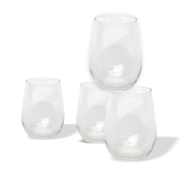 11.75 oz. Stemless Wine Glass (Made in China) - Image 1